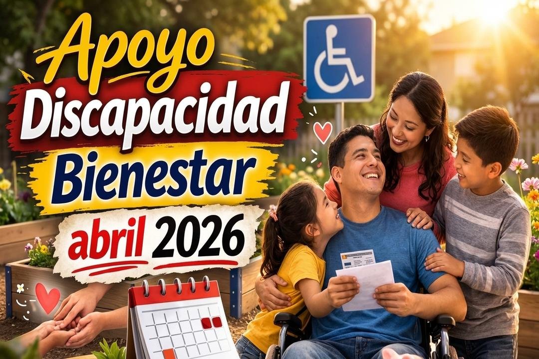 Apoyo Discapacidad Bienestar abril 2026