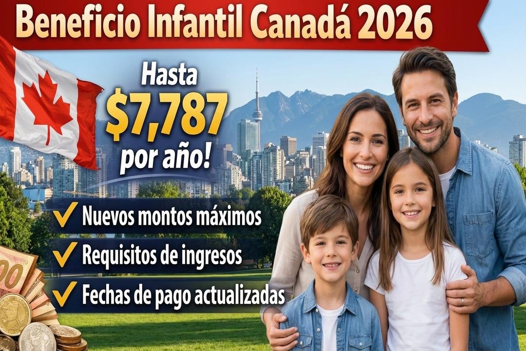 Beneficio infantil Canadá 2026