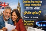 Crédito de pensión y apoyo energético en Reino Unido