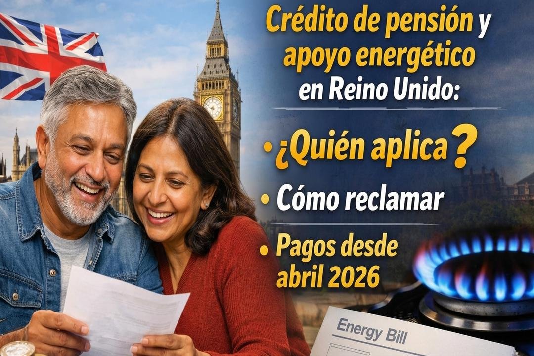 Crédito de pensión y apoyo energético en Reino Unido