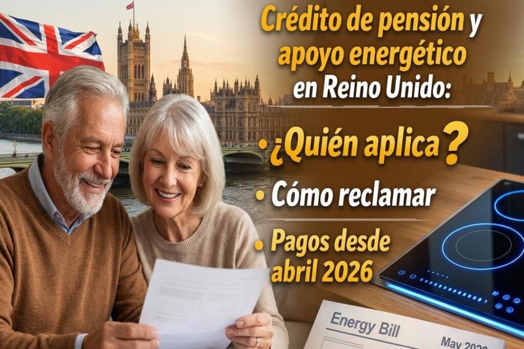 Crédito de pensión y apoyo energético en Reino Unido