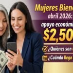 Mujeres Bienestar abril 2026