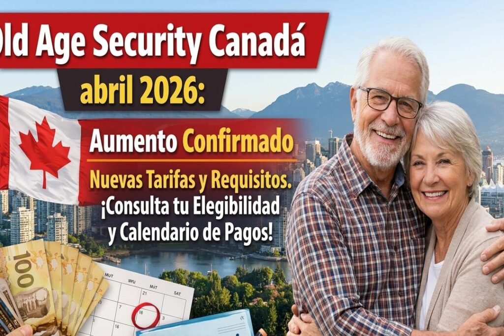 Old Age Security Canadá abril 2026