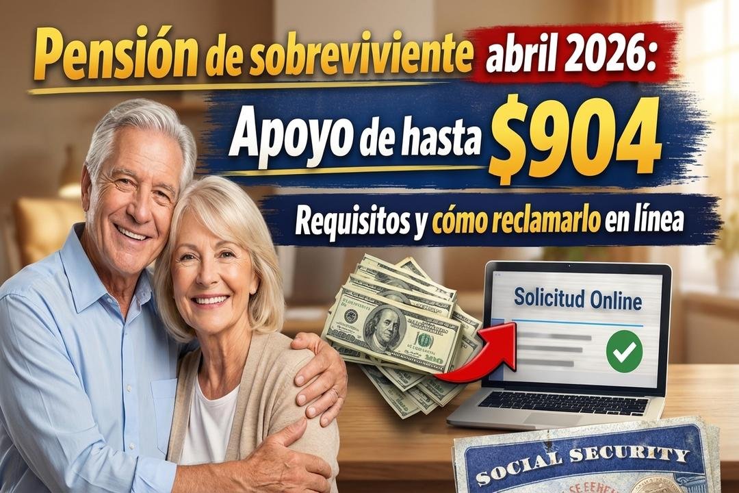 Pensión de sobreviviente abril 2026