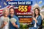 Seguro Social USA sube $55 al mes en abril 2026