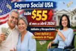 Seguro Social USA sube $55 al mes en abril 2026